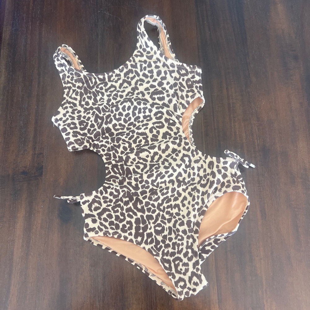 Animal Print Cutout Swimsuit by Crewcuts